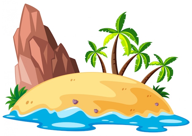 La isla Vectors & Illustrations for Free Download