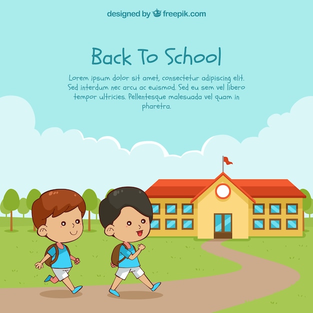 School background and children