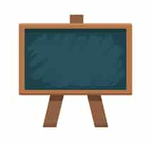 Free vector school chalkboard classic isolated icon