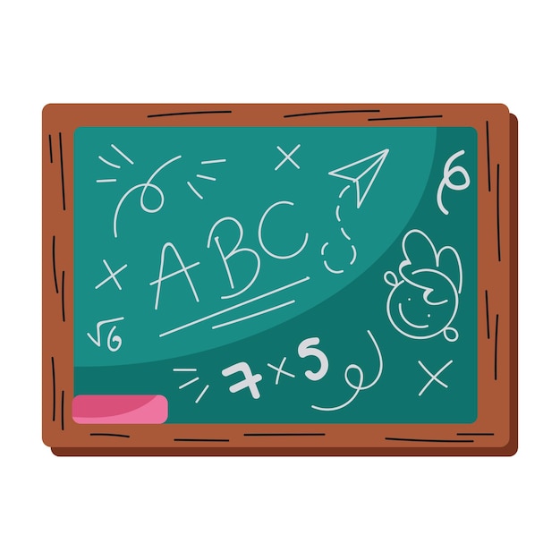 Free vector school chalkboard icon