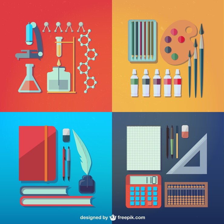 मुफ़्त वेक्टर school subjects