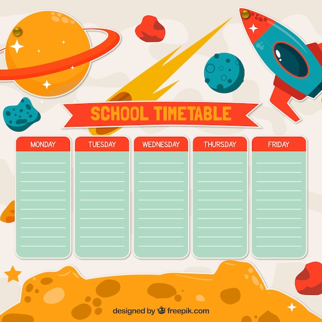 School timetable design