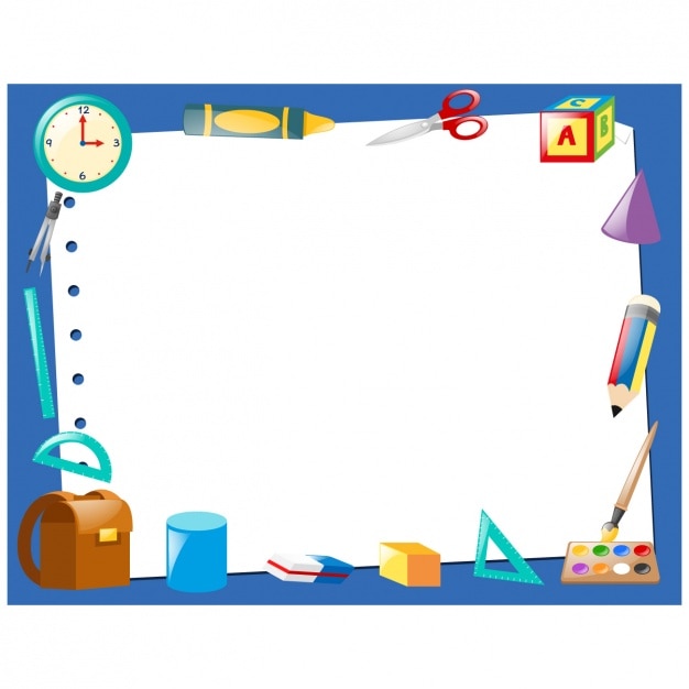 elementary school borders and frames png