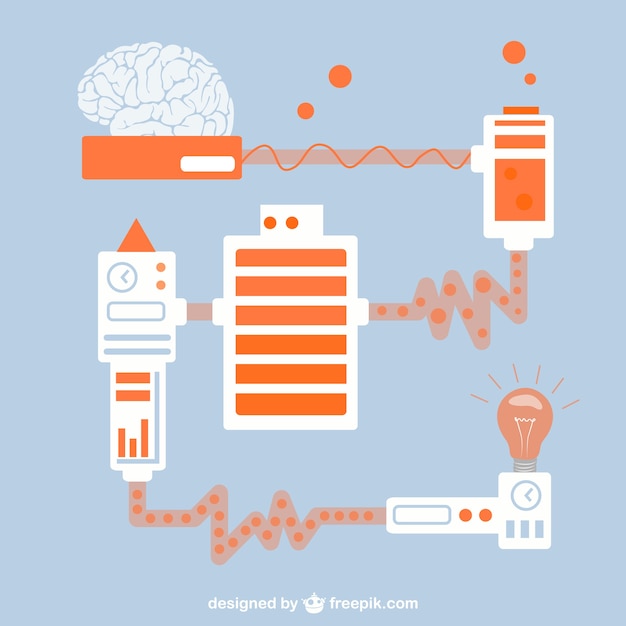 Science creative idea vector