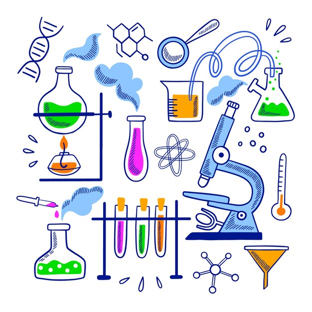 Science lab objects