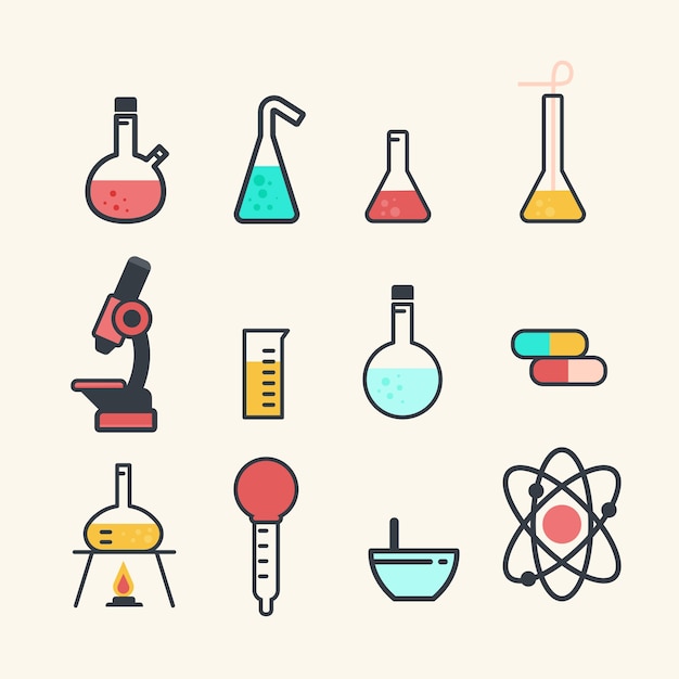 Science lab objects
