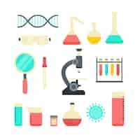 Free vector science lab objects