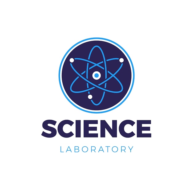 Free vector science  logo template design