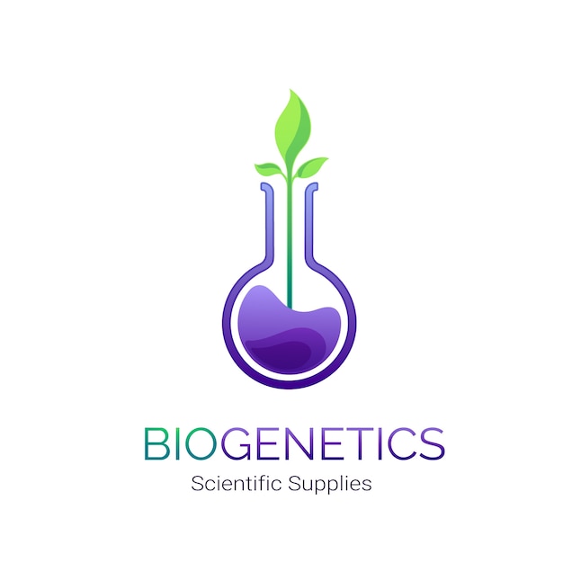 Science logo template design