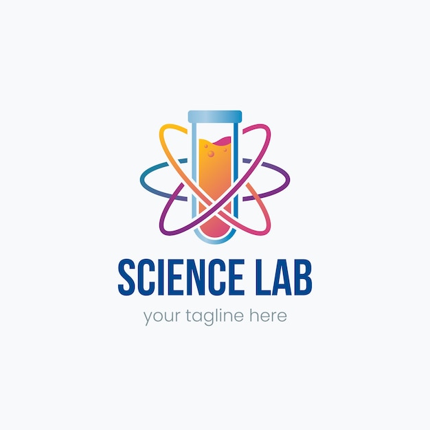 Science logo template design