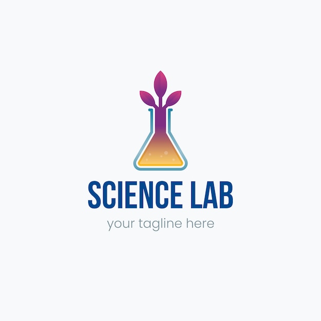 Science logo template design