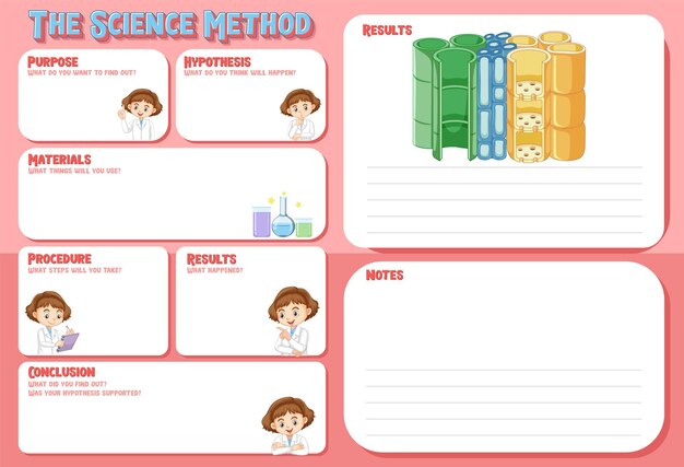 The science method worksheet for children