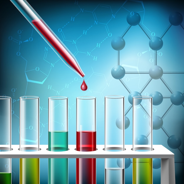 Primo piano di ricerca scientifica