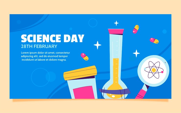 Free Vector science research facebook post