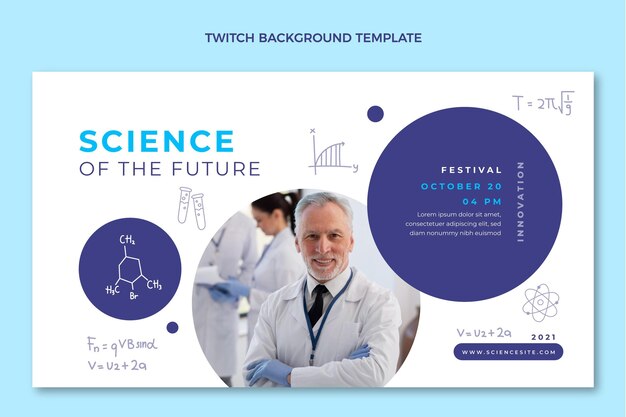 science twitch background
