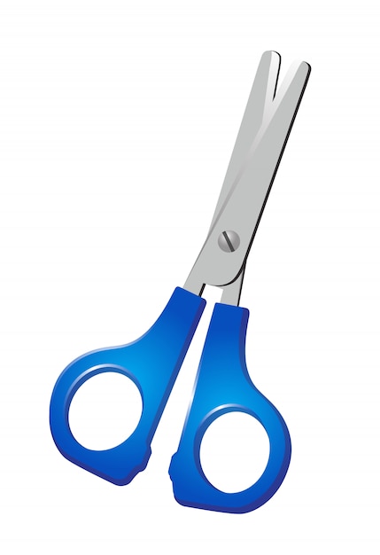 Free vector scissors realistic