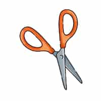 Free vector scissors tool icon