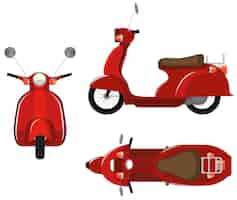 Free vector scooter