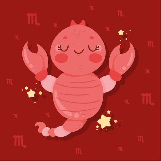 Free vector scorpio zodiac sign