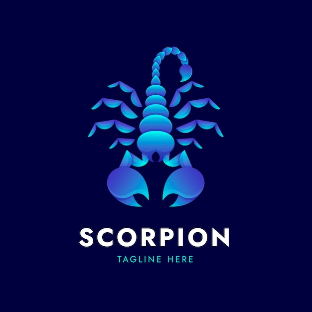 Scorpion branding logo template