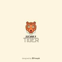 Free vector scout tiger background