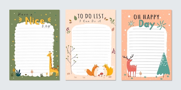 Free vector scrapbook notes & cards