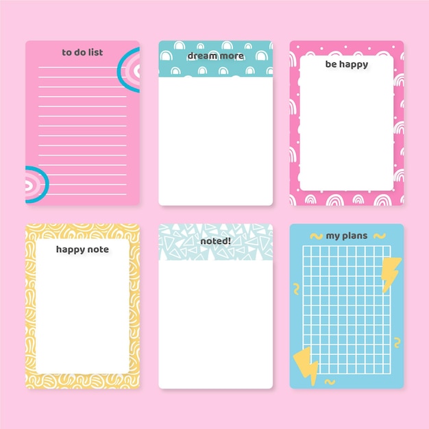 Scrapbook notes & cards