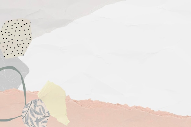 Free Vector scrapped paper pattern background