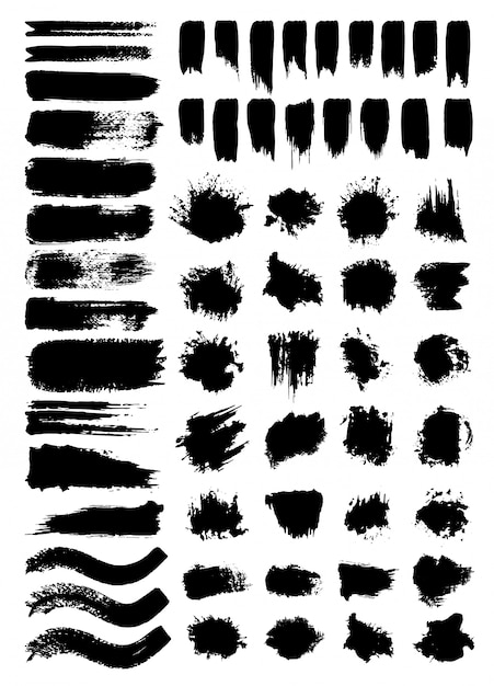 Brush paint stain, stroke Stock Vector by ©Lara_Cold_2013 78541998