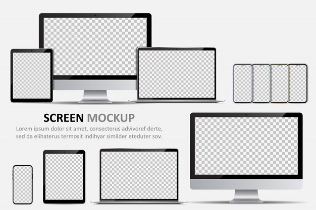 Download Mockup Computer Images Free Vectors Stock Photos Psd