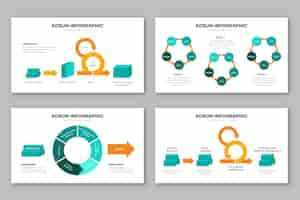 Free vector scrum infographic template