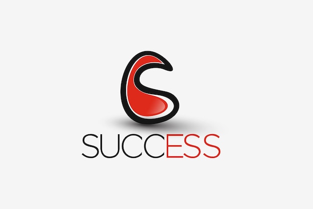 成功のロゴのシンボルベクトルデザイン