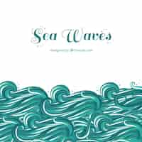 Free vector sea waves