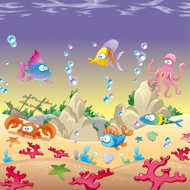 Sealife background design