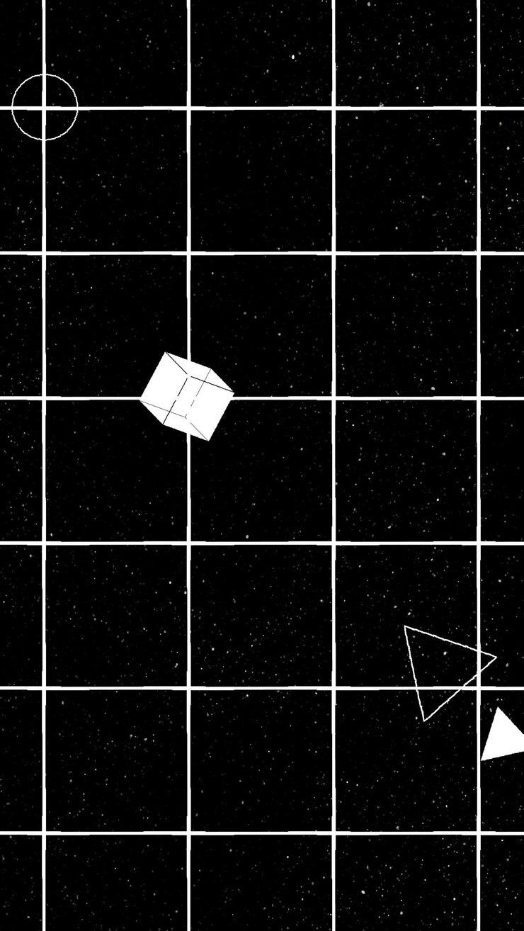 Free Vector seamless 3d geometric pattern on a black background vector