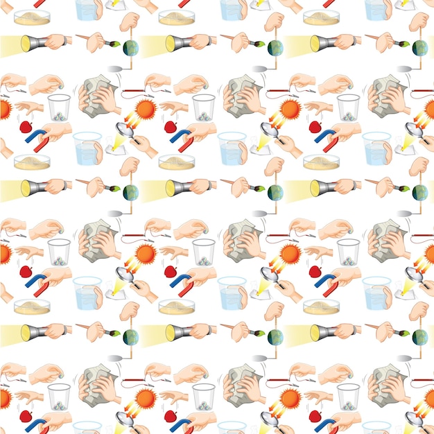 シームレスな背景科学実験