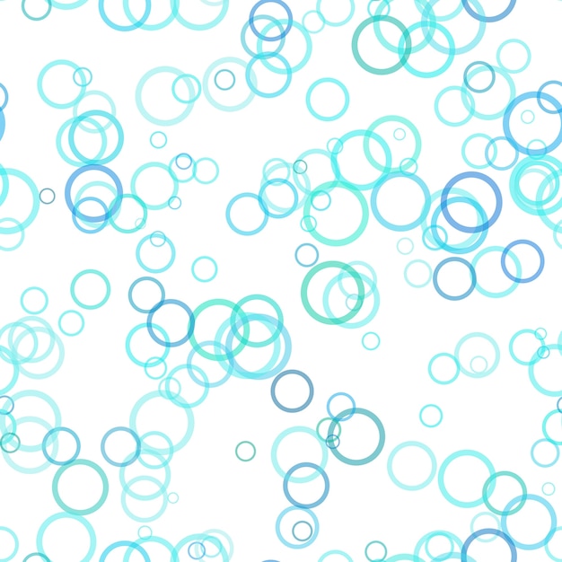 Бесшовные хаотический фон шаблон круга - векторные иллюстрации из колец с эффектом непрозрачности