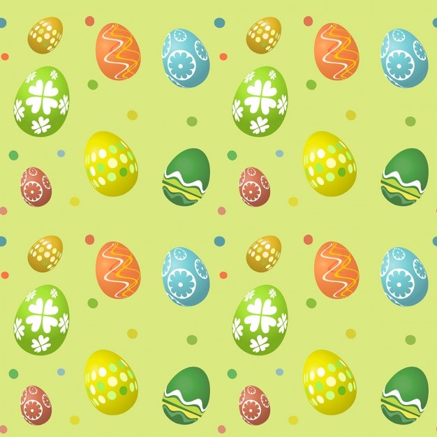 Seamless easter egg pattern