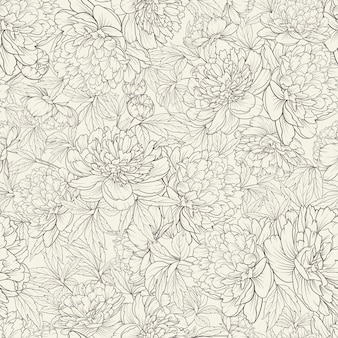 Seamless floral pattern.