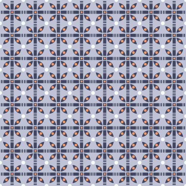 Vettore gratuito seamless pattern geometrico moderno