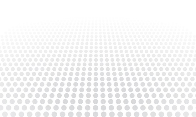 seamless gray halftone pattern in white background