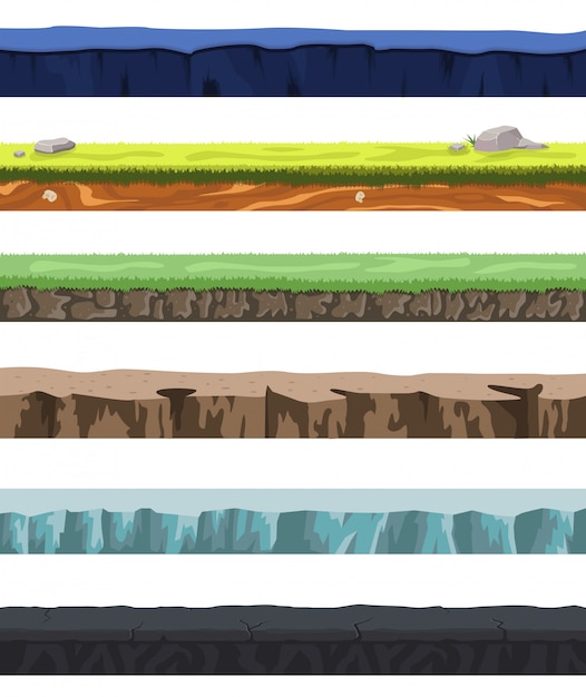 Seamless grounds set