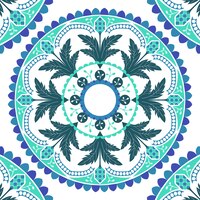 Seamless mandala print