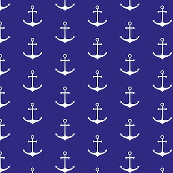 Seamless nautical pattern with anchors. design element for wallpapers, baby shower invitation, birthday card, scrapbooking, fabric print etc.