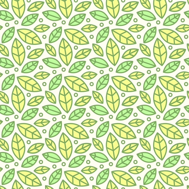 Seamless pattern, background with hand drawn cute insects, flowers, leaves