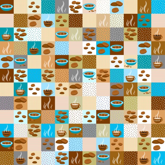 커피의 완벽 한 패턴