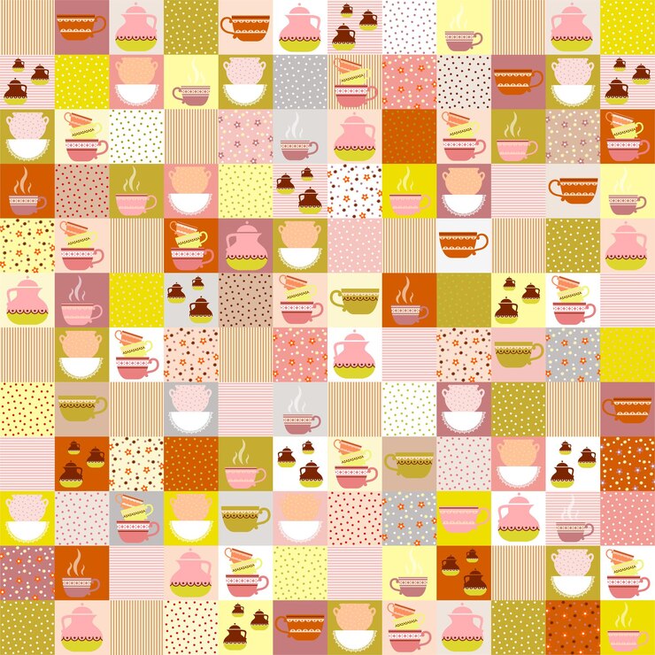 Free Vector seamless pattern of coffee.