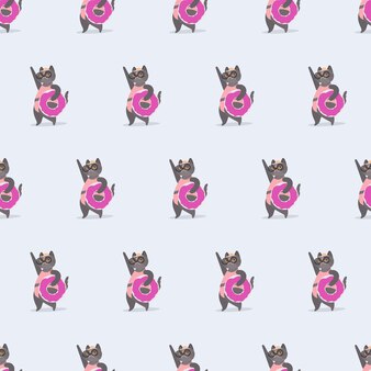 かわいい猫キャラクター プレミアムベクター かわいい猫キャラクター プレミアムベクター