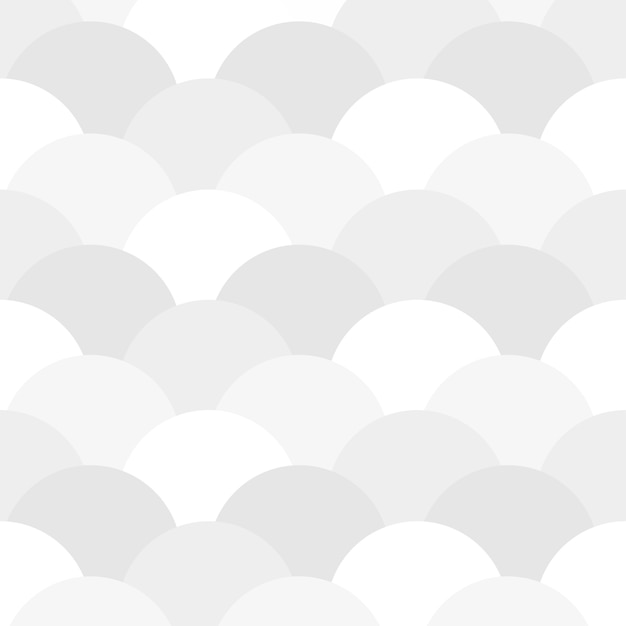 Free vector seamless pattern of half circles