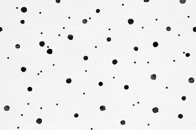 Free vector seamless pattern of polka dot vector ink brush background